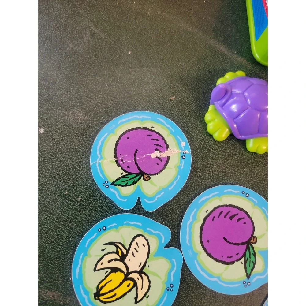 Fisher Price TURTLE PICNIC GAME‎ Color Picture Matching Complete 2001 Vtg